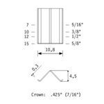 Klammern 10 mm Pack à 3000 Stück