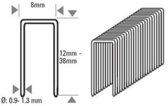 Klammern Bostitch Typ SL5035