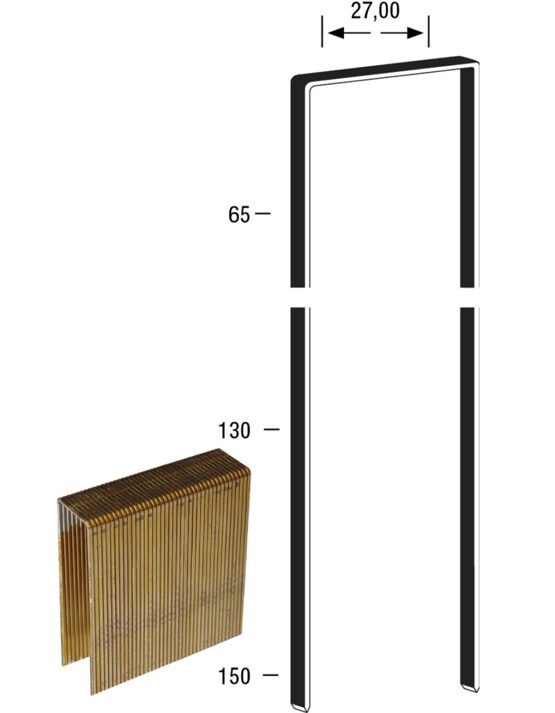 Breitrückenklammer Typ BS29 / KBS100