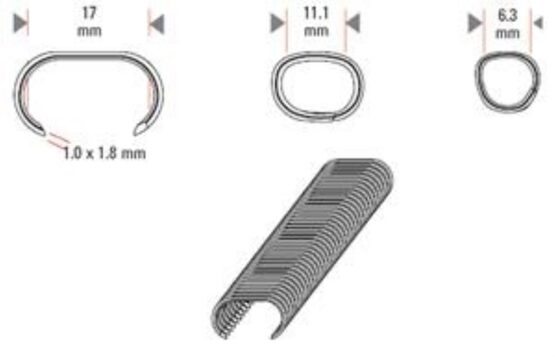 C Ring-Klammer Bostitch Typ 616